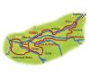 מפת טיול האופניים בעמק הלואר מטור לטור